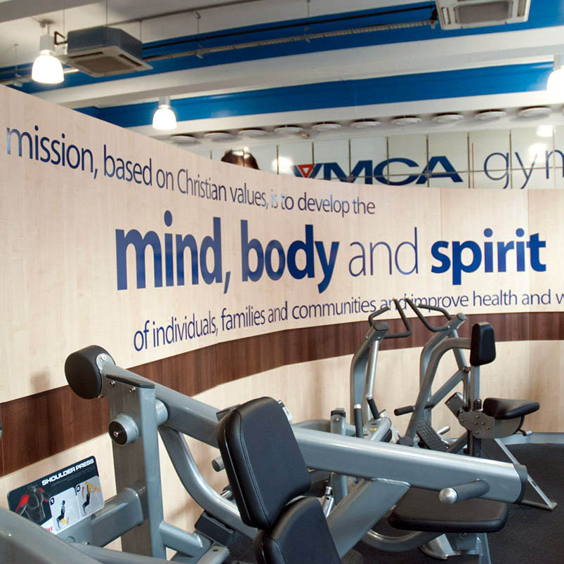 YMCA Gym Wall Vinyl